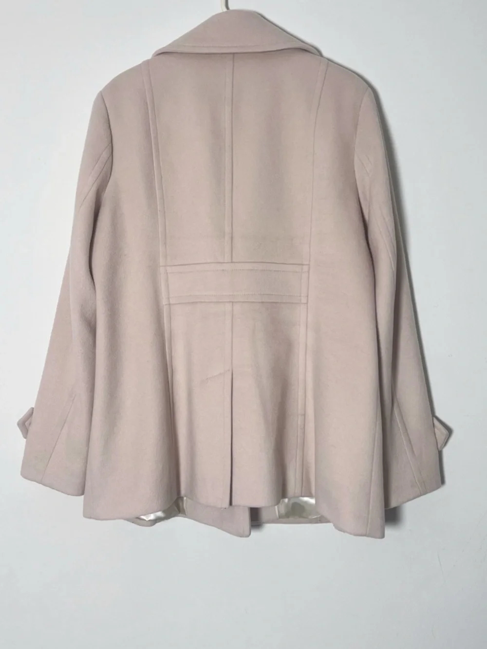 Lands End Women’s Soft Camel Wool Blend Peacoat